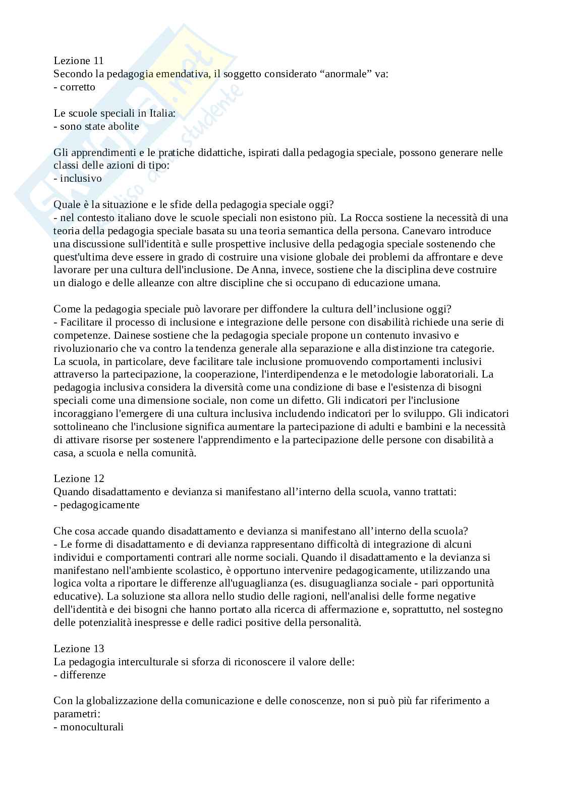 Paniere completo Didattica e pedagogia speciale Pag. 6