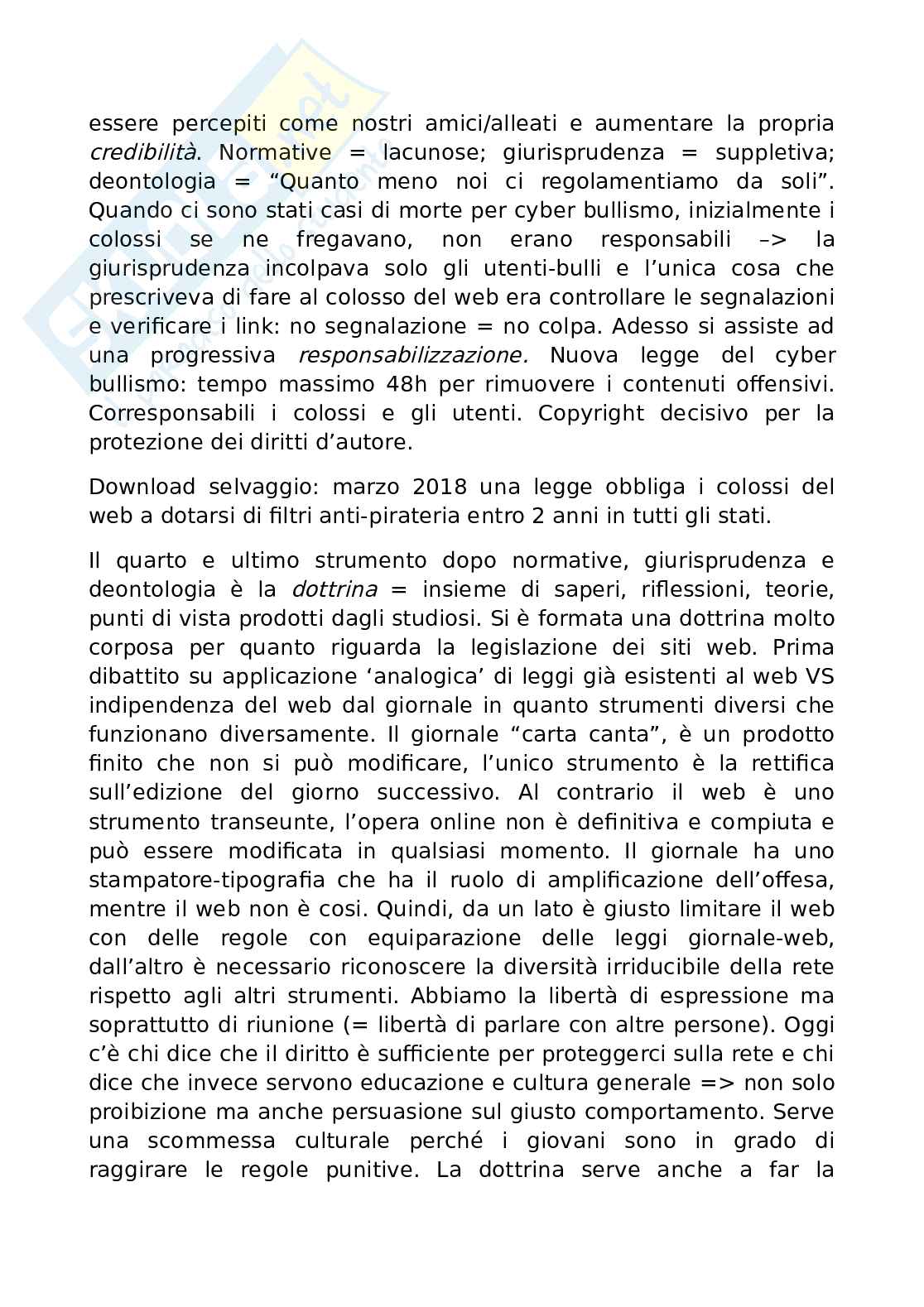 Appunti diritto europeo informazione Pag. 2