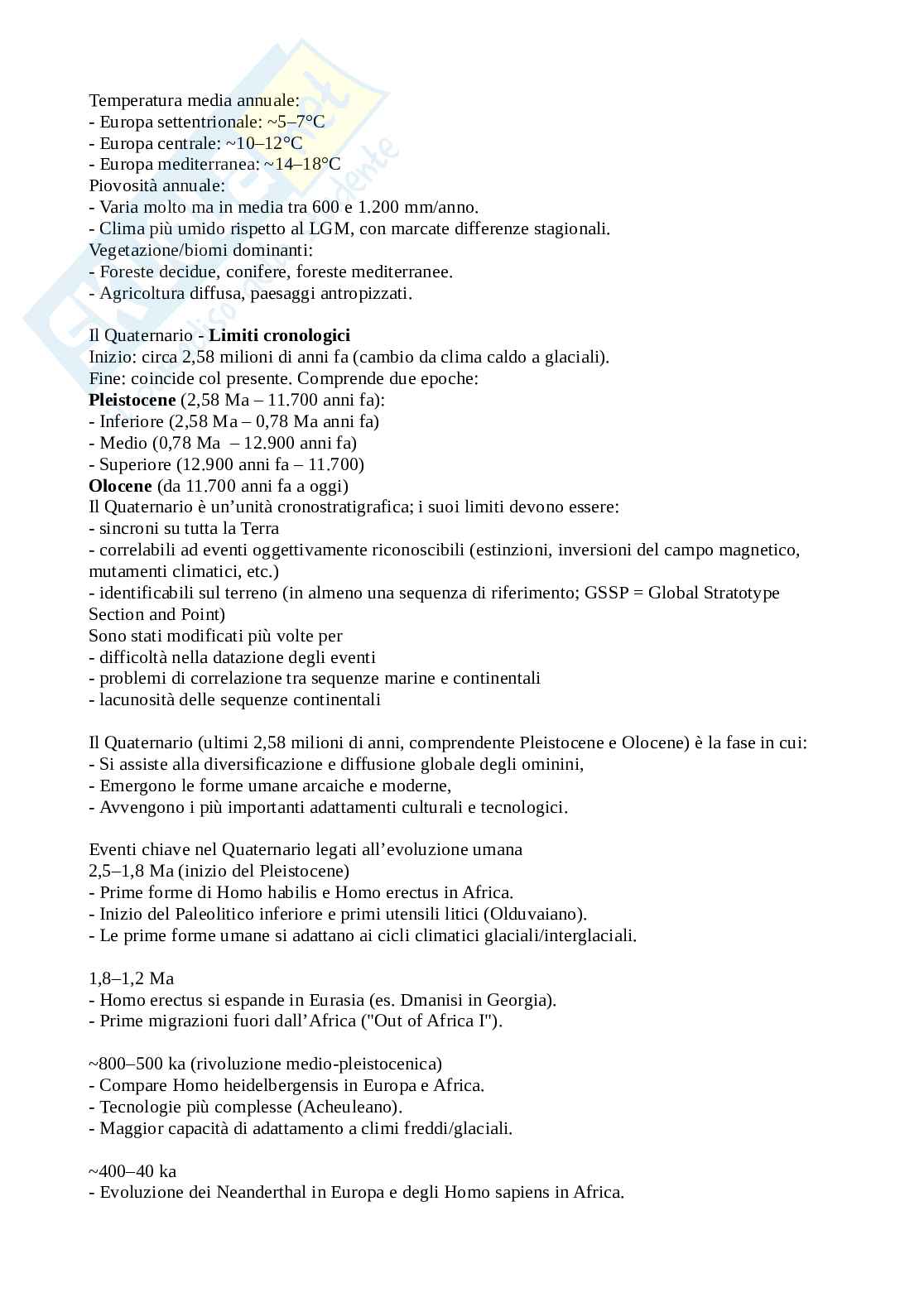 Appunti di Metodi e tecniche in preistoria Pag. 11