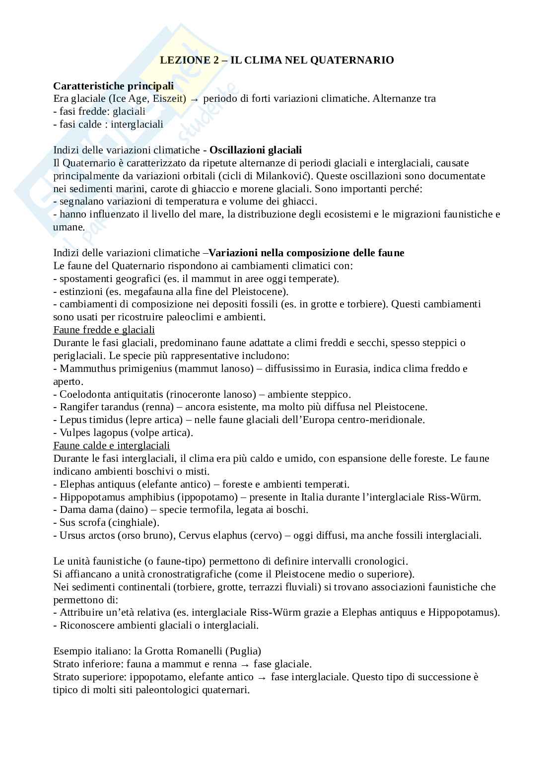 Appunti di Metodi e tecniche in preistoria Pag. 2