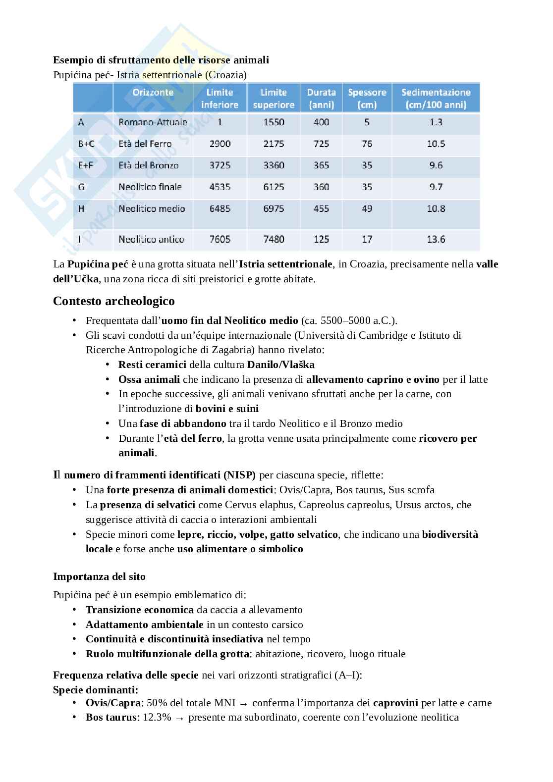 Appunti di Metodi e tecniche in preistoria Pag. 76