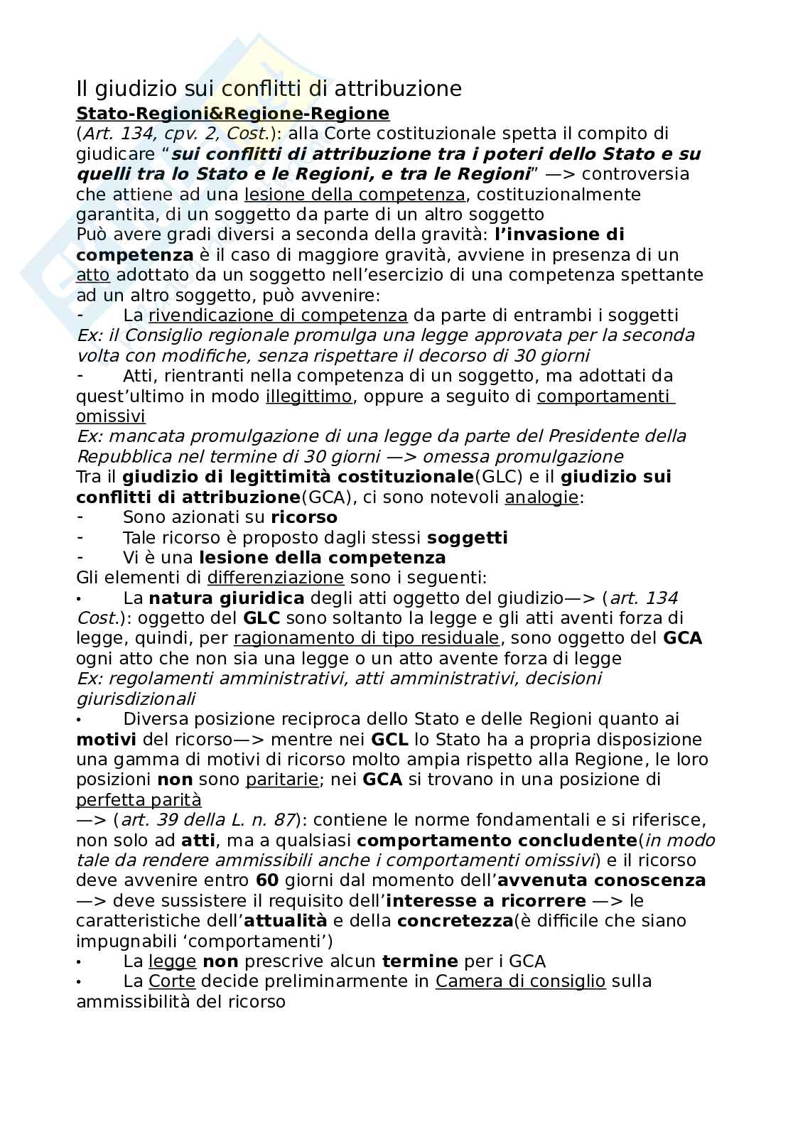 Riassunto esame Diritto costituzionale, Prof. Fontana Giampaolo, libro consigliato Lezioni di giustizia costituzionale (aggiornato da G.Fontana, VII edizione 2022), Cicconetti Pag. 26