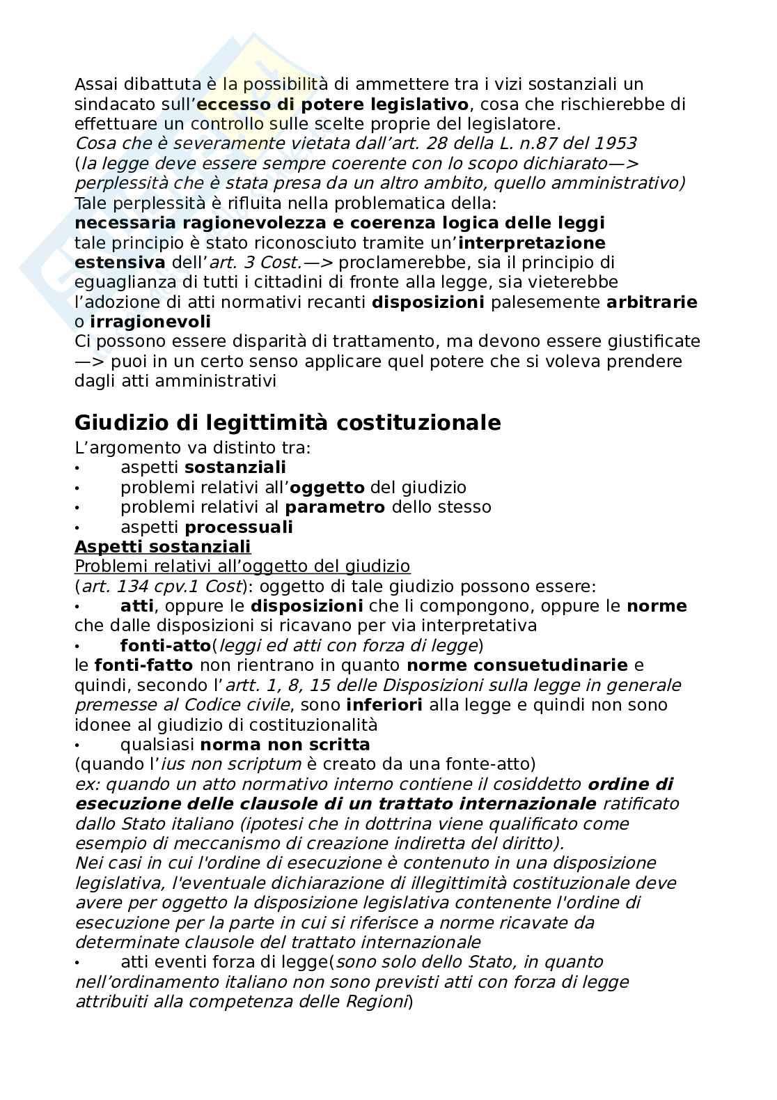 Riassunto esame Diritto costituzionale, Prof. Fontana Giampaolo, libro consigliato Lezioni di giustizia costituzionale (aggiornato da G.Fontana, VII edizione 2022), Cicconetti Pag. 6