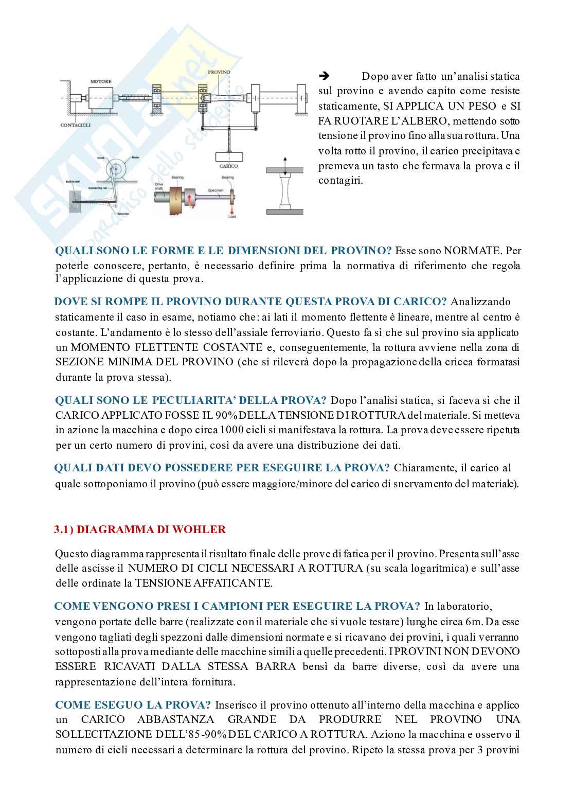 Appunti di Costruzione di macchine su resistenza a fatica Pag. 6
