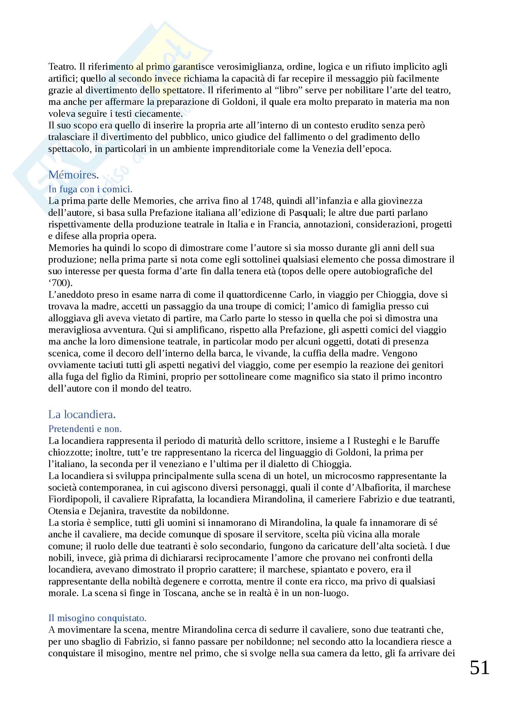 Letteratura italiana Pag. 51