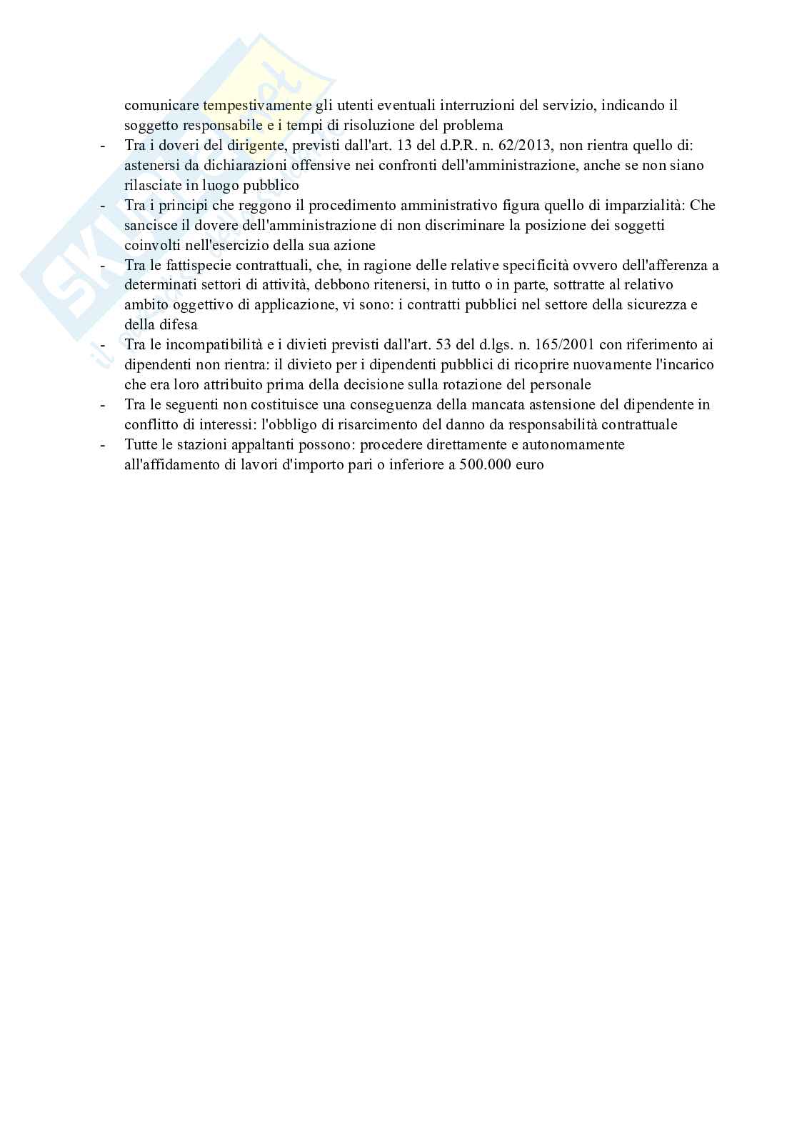Paniere esame Contratti pubblici e prevenzione della corruzione Pag. 21