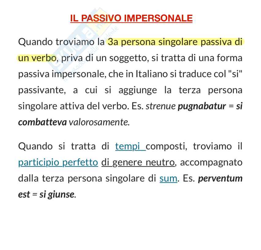 Schema di Lingua e letteratura latina - Proposizioni  Pag. 16