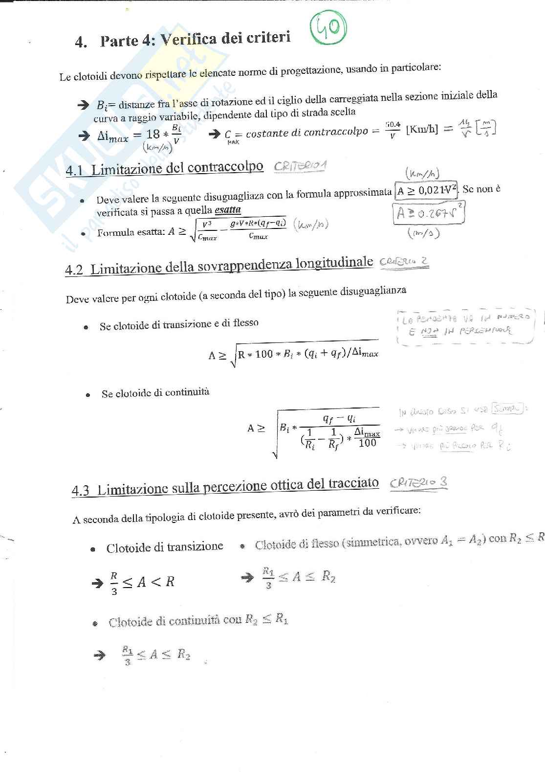 Infrastrutture Viarie (Prof Loprencipe) Pag. 41