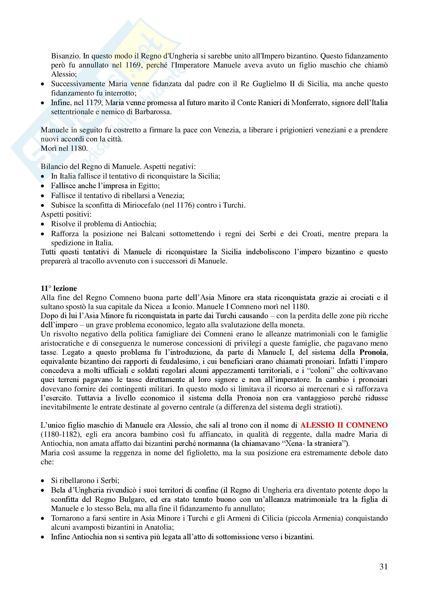 Civiltà bizantina - Appunti e lezioni Pag. 31