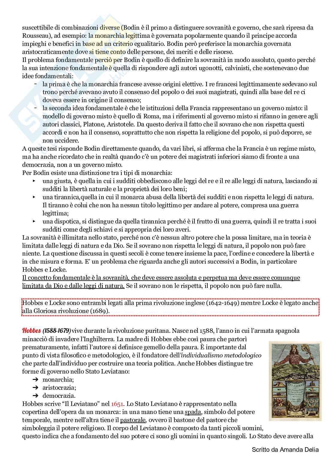 Storia delle dottrine politiche  Pag. 11
