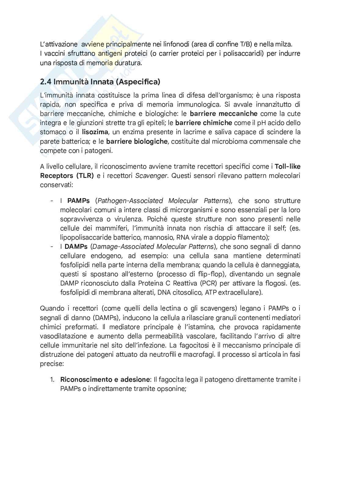 Appunti dettagliati Patologia generale, clinica e terminologia medica Pag. 6