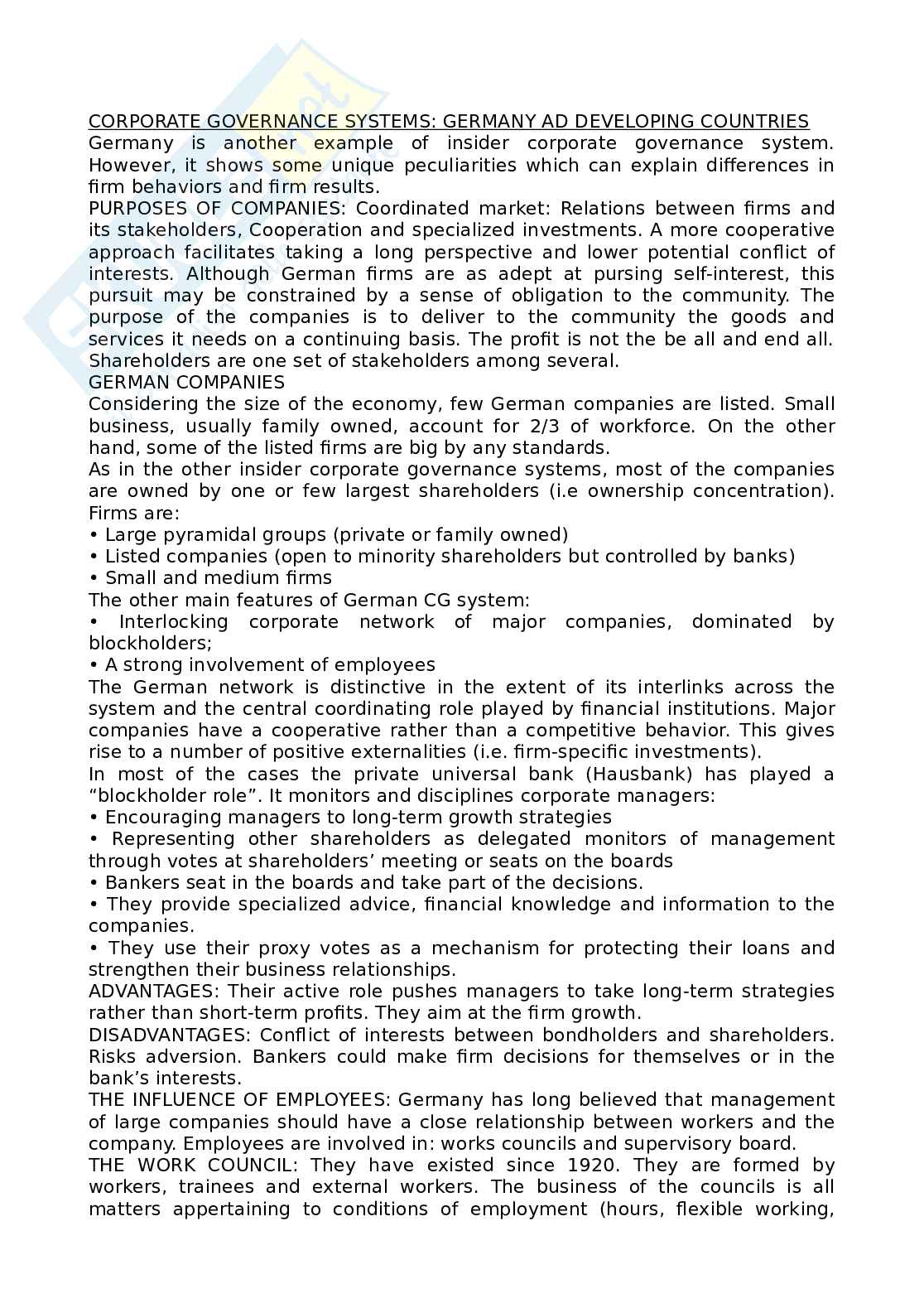 Appunti Corporate Governance Pag. 11