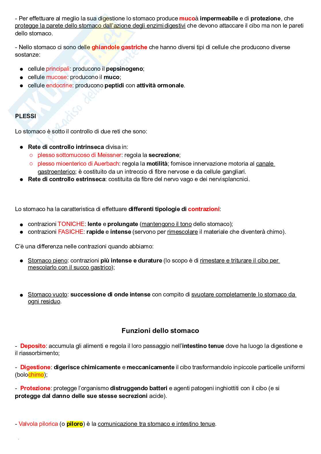 Fisiologia digerente Pag. 6