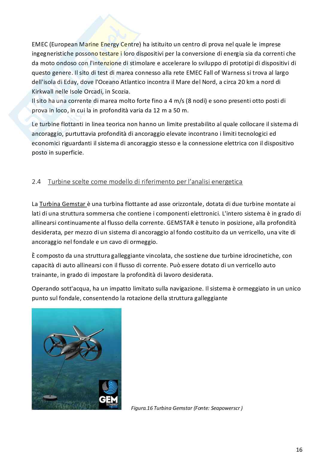 Tesi - Stima del potenziale energetico delle correnti marine nello strato superficiale del Mar Mediterraneo Pag. 16