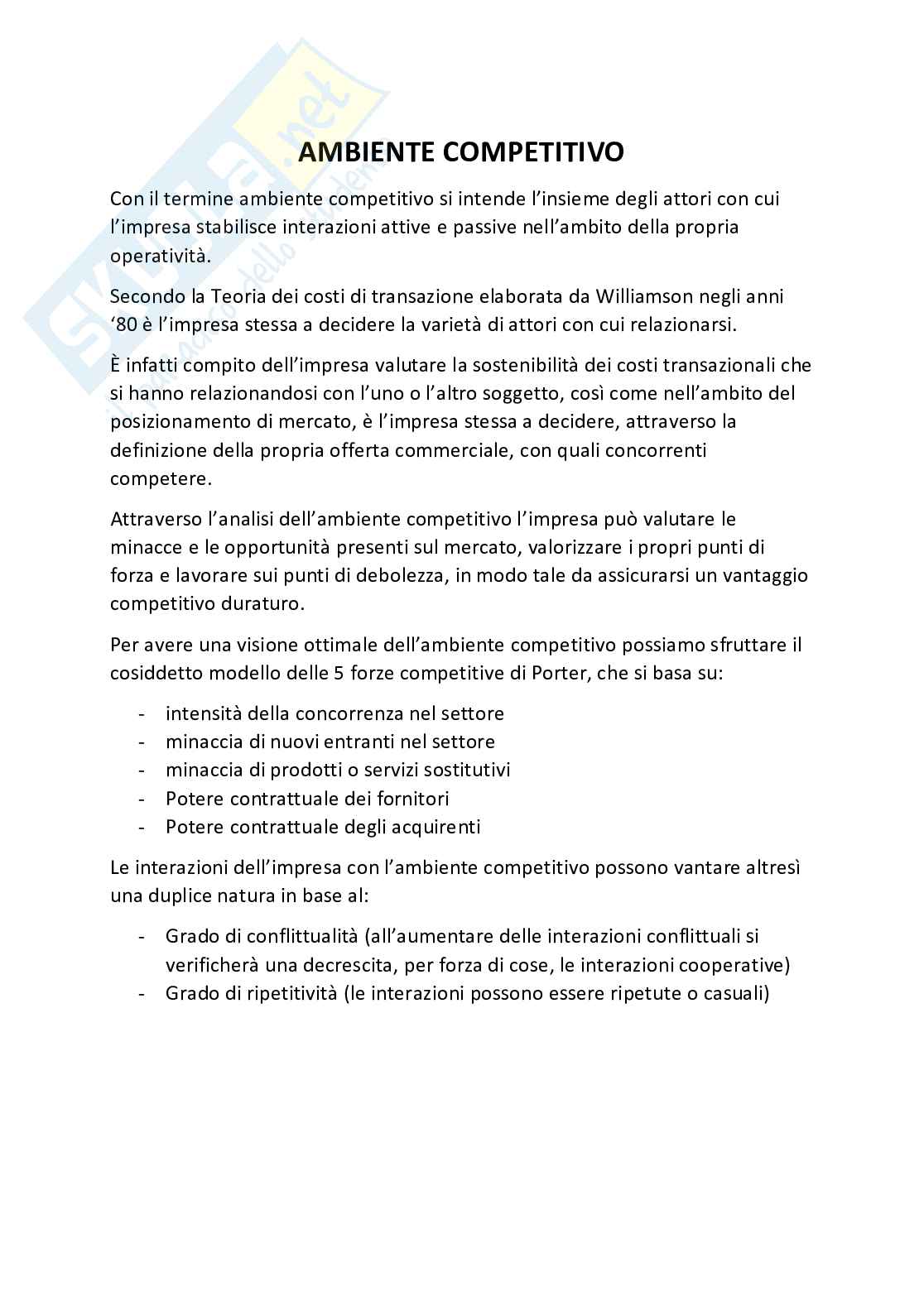 Appunti di Economia e gestione delle imprese Pag. 2