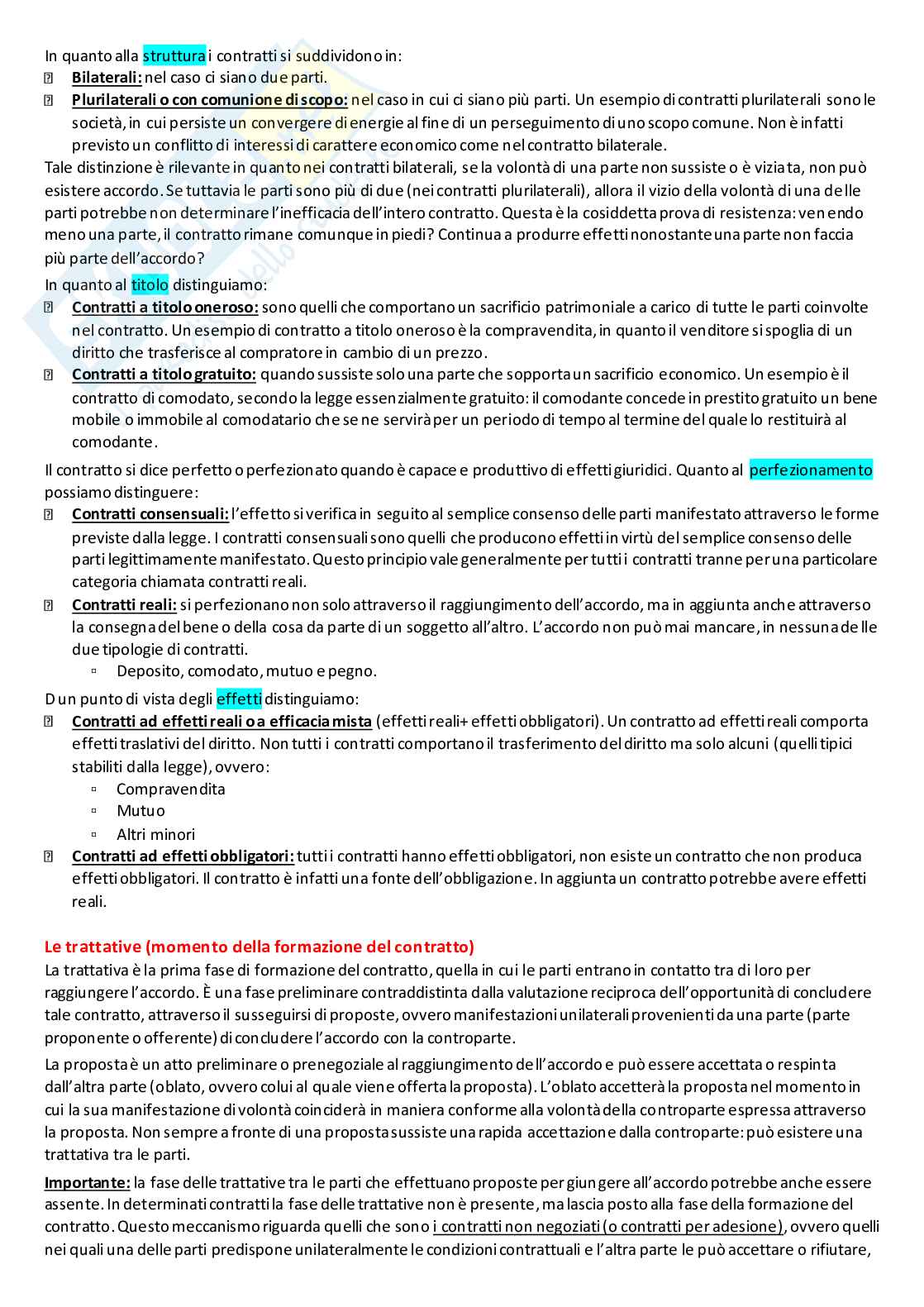 Appunti di Diritto privato  Pag. 2