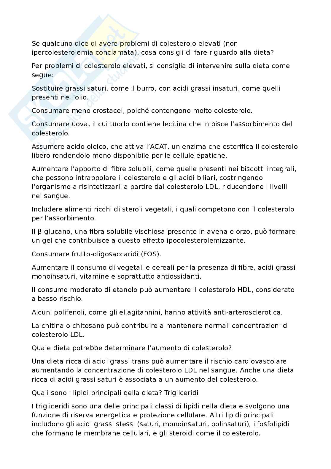 Appunti Alimentazione Pag. 1