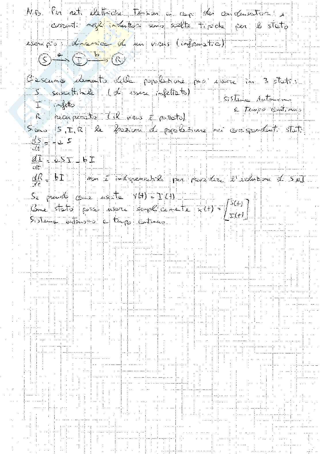 Appunti completi lezioni di Fondamenti di Automatica, prof Giorgio Battistelli Pag. 11