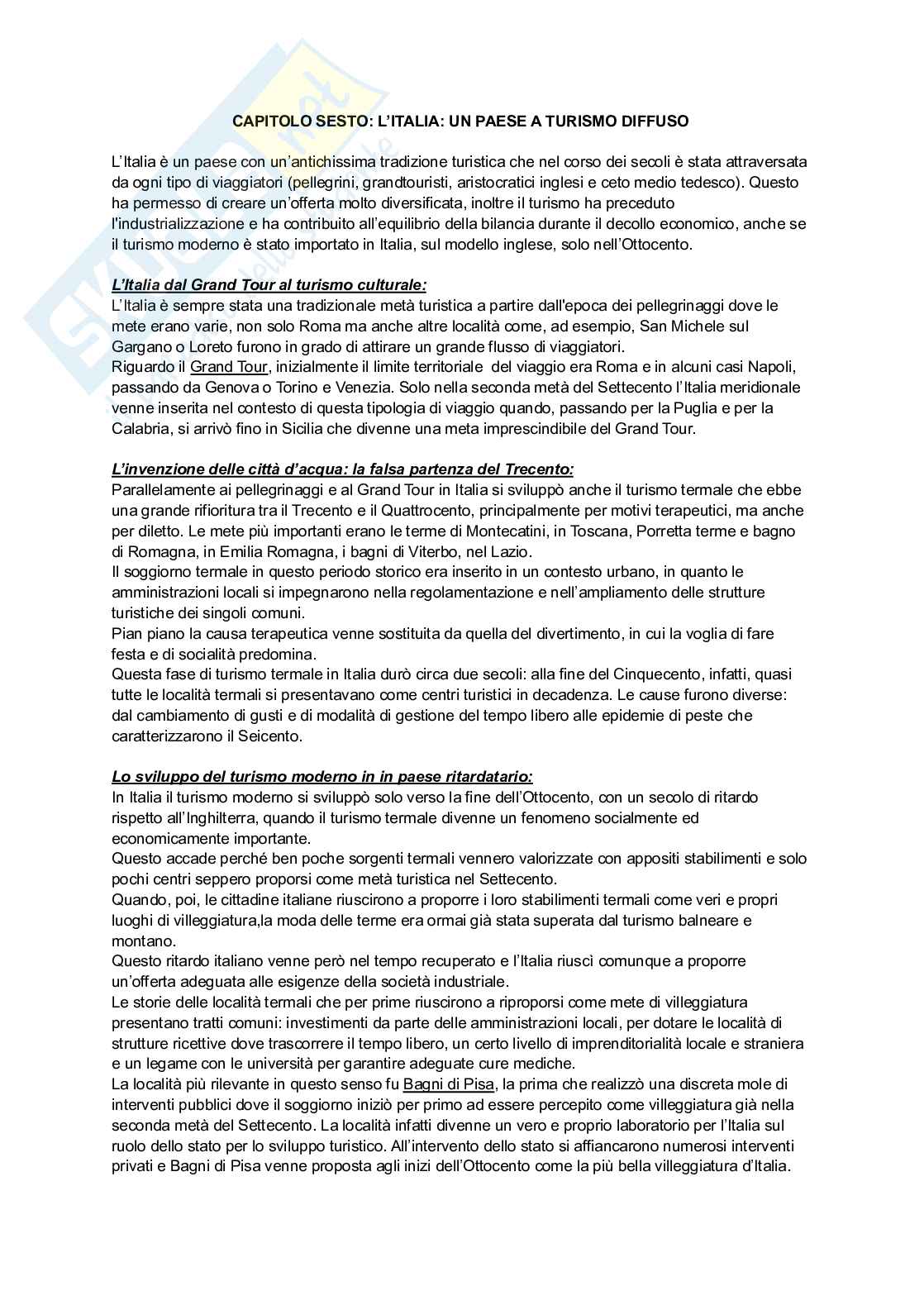 Riassunto esame Storia dei consumi e delle imprese turistiche, prof. Battilani, libro consigliato Vacanze di pochi, vacanze di tutti, Battilani Pag. 16