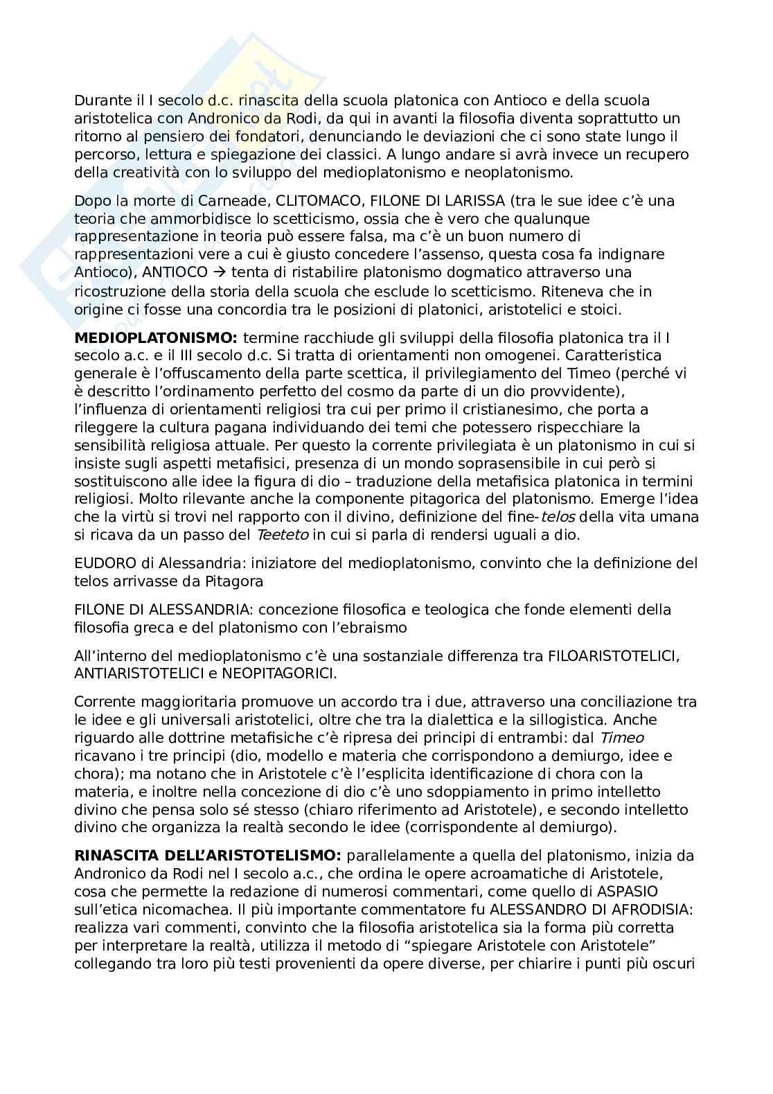 Riassunto esame Storia della filosofia antica, Prof. Forcignanò Filippo, libro consigliato La filosofia antica. Profilo critico-storico, Trabattoni Pag. 51