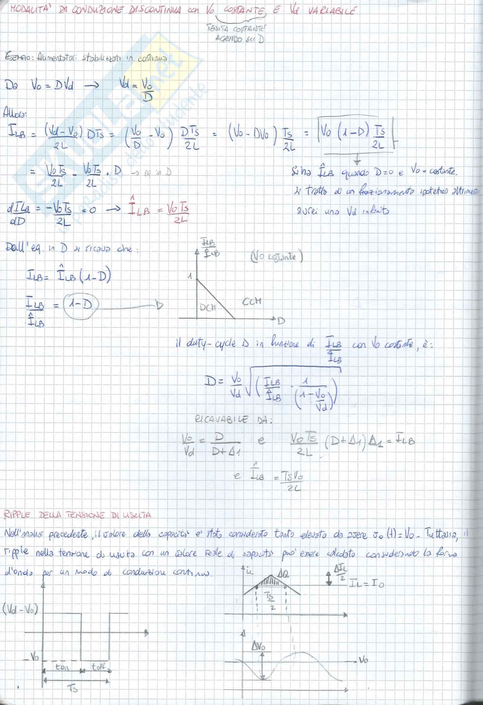 Definizione e caratteristiche dell'elettronica di potenza Pag. 36