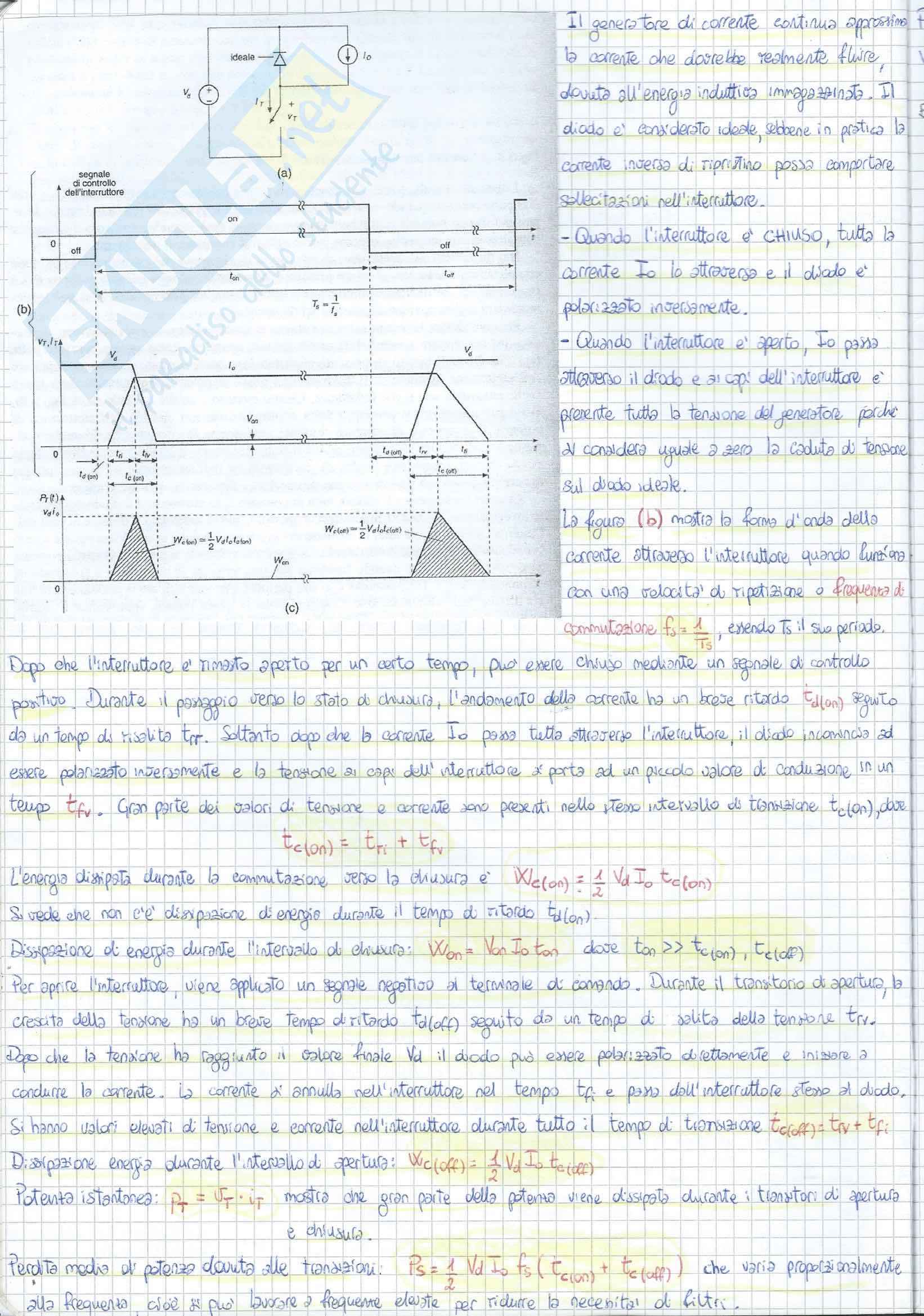 Definizione e caratteristiche dell'elettronica di potenza Pag. 6