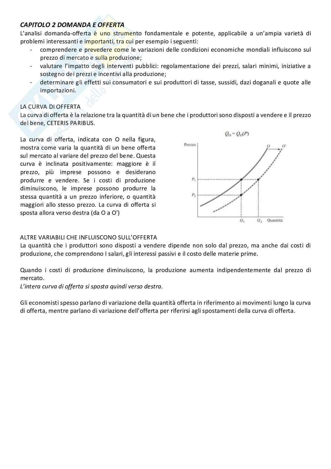 Appunti Microeconomia Pag. 1