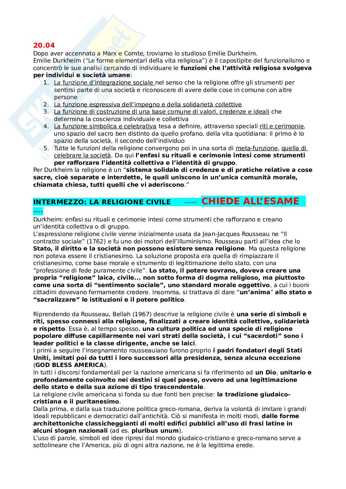 Appunti lezioni di Sociologia della politica Pag. 41