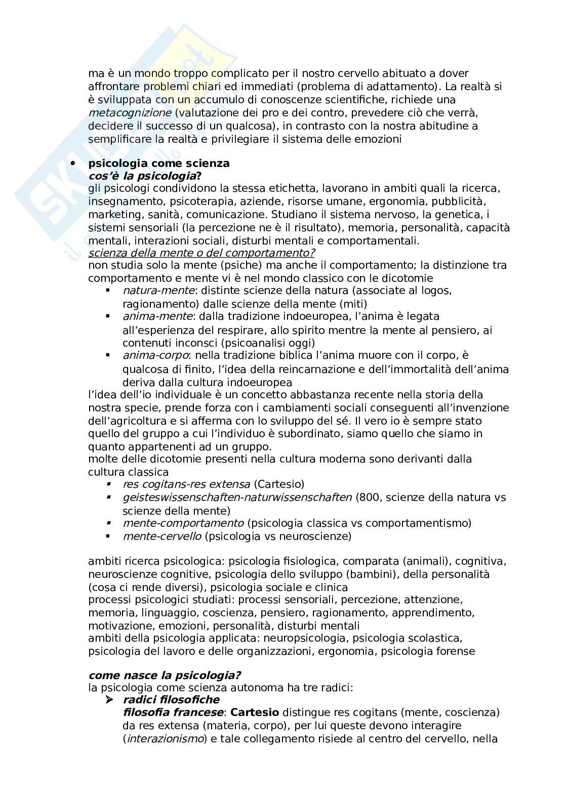Psicologia generale per la comunicazione Pag. 2