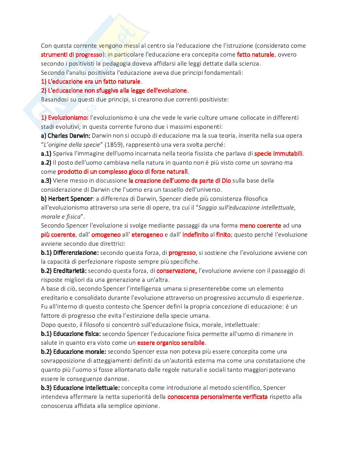 Storia delle istituzioni educative  Pag. 2