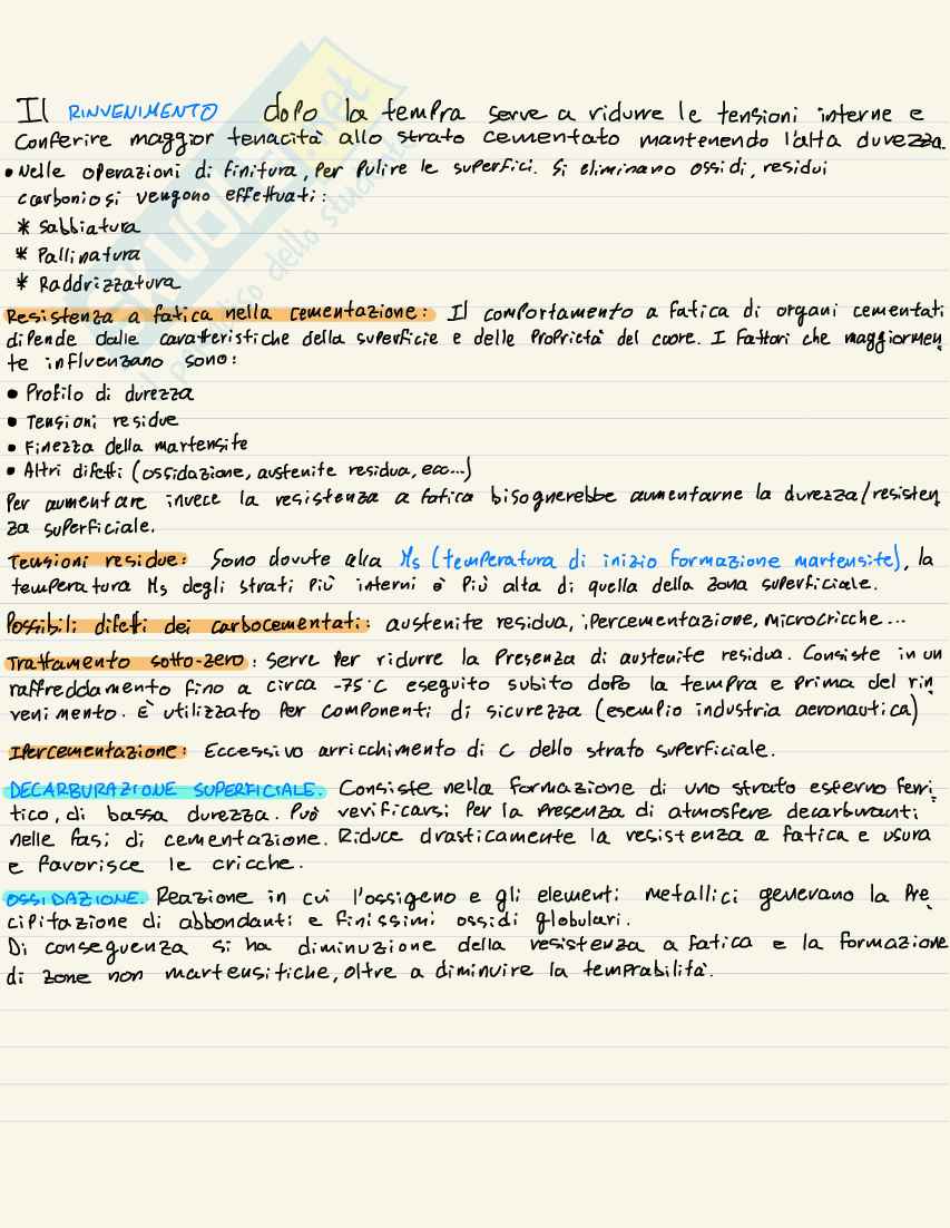 Riassunto esame Metallurgia, Prof. Morelli Giovanna, libro consigliato Scienza e tecnologia dei materiali, W. F. Smith, J. Hashemi Pag. 41