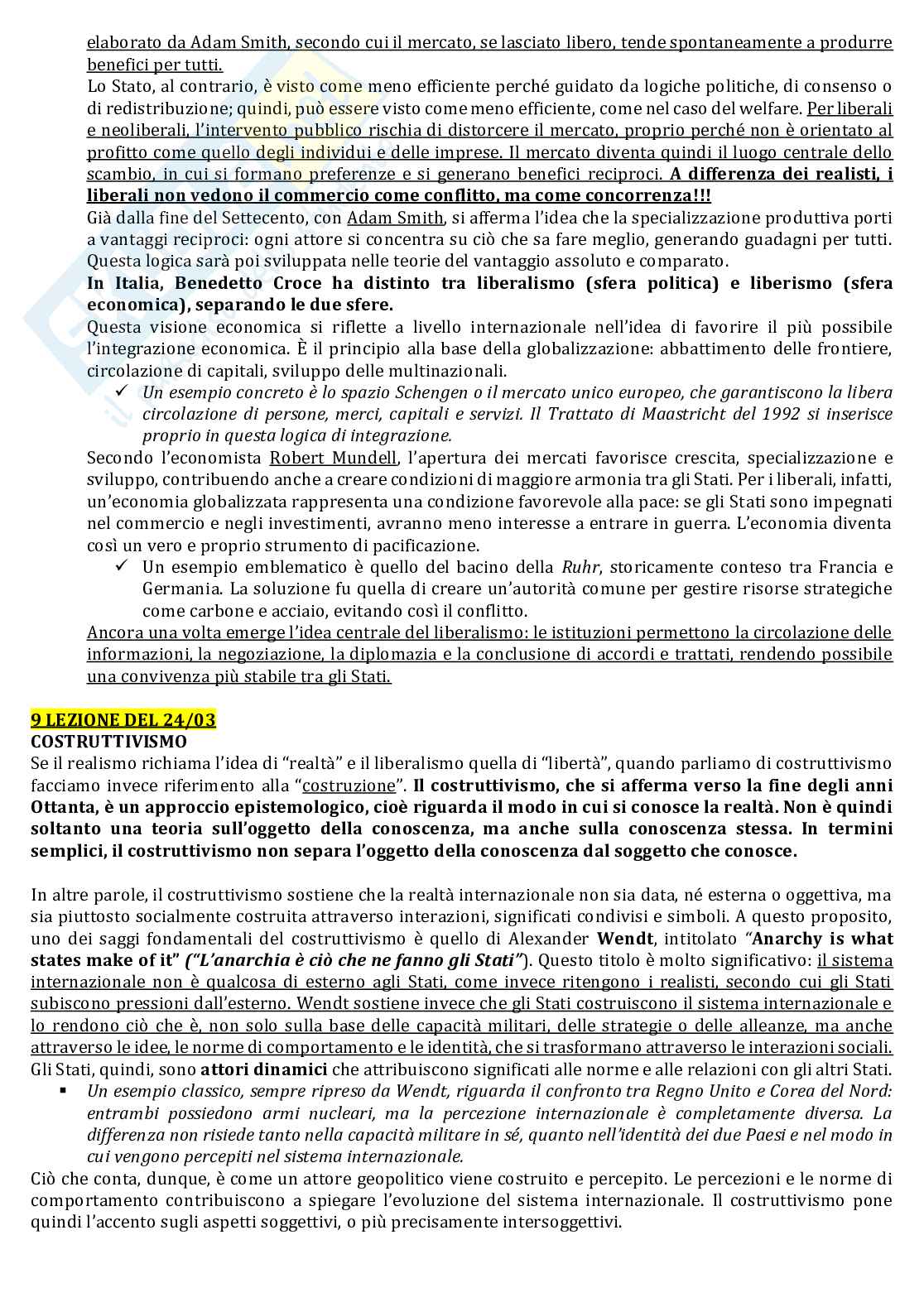Riassunto esame Global politics, Prof. Giannone Diego, libro consigliato Il suicidio della pace , Colombo Pag. 16