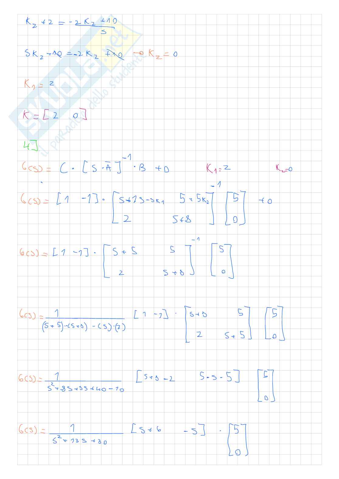 Esercizi di Controlli automatici - Parte 1  Pag. 21