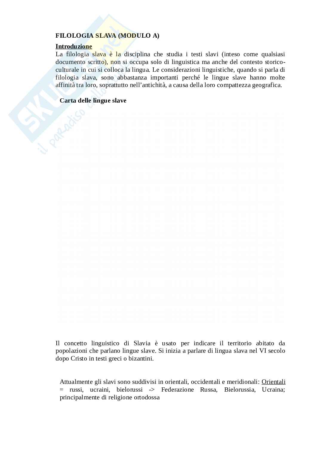 Riassunto esame Filologia germanica, Prof. Collivignarelli Maria Cristina, libro consigliato Gli slavi, Garzaniti   Pag. 2
