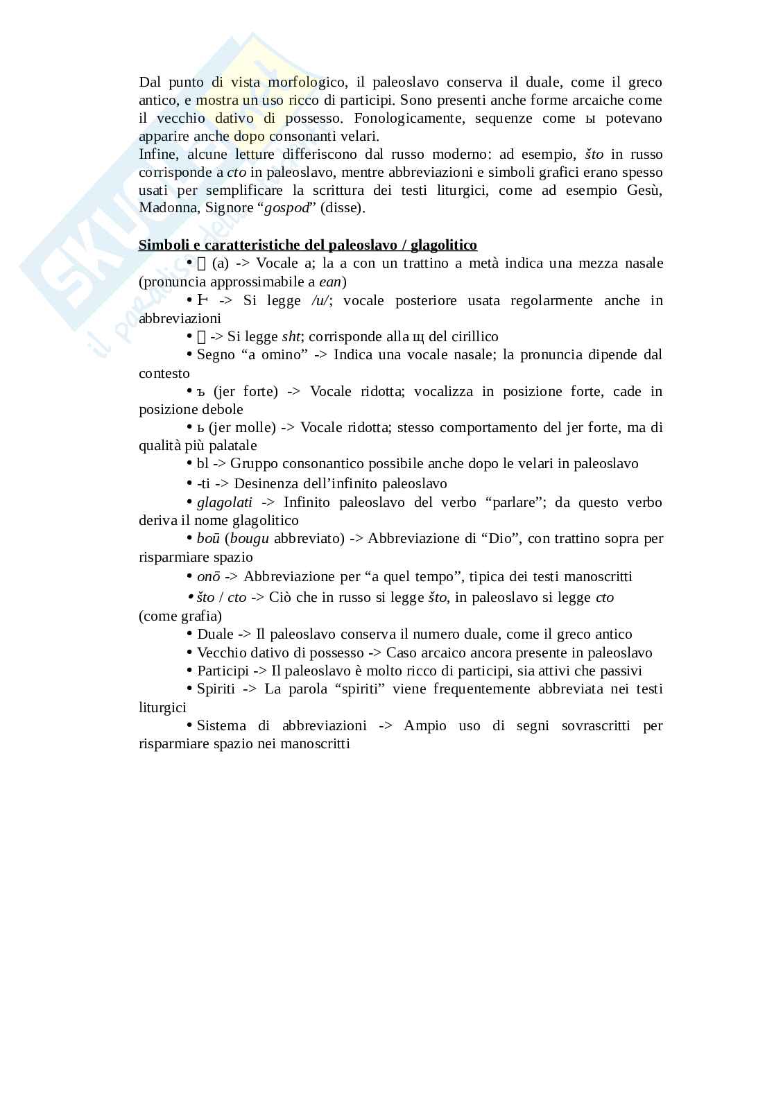 Riassunto esame Filologia germanica, Prof. Collivignarelli Maria Cristina, libro consigliato Gli slavi, Garzaniti   Pag. 21