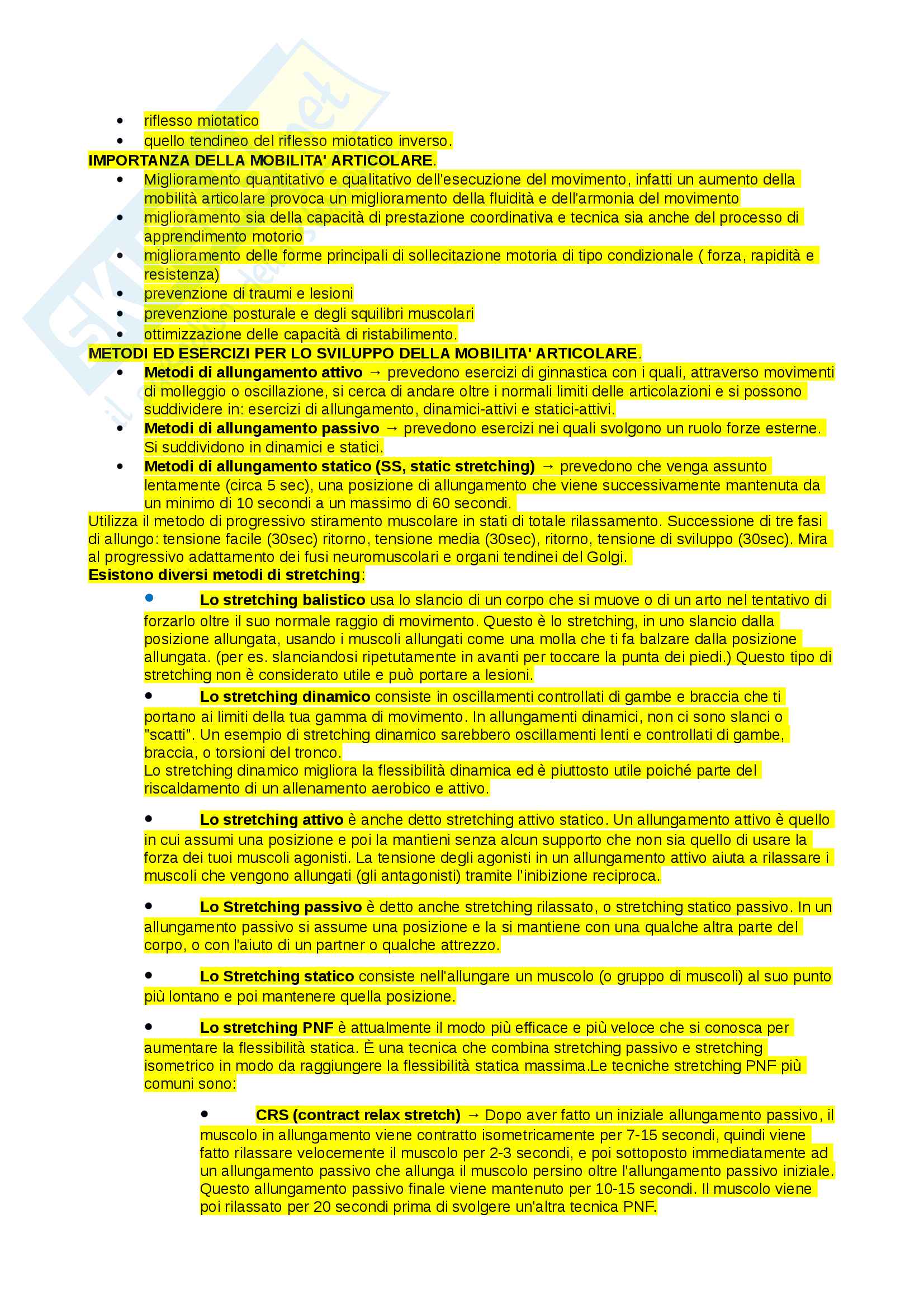Teoria e metodologia dell'allenamento Pag. 6