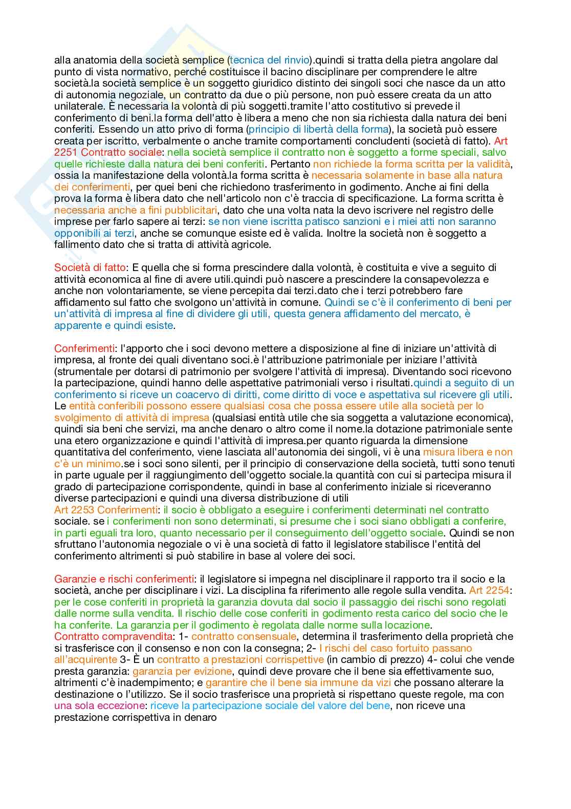 Riassunto esame Diritto commerciale, Prof. Esposito Ciro, libro consigliato Manuale di diritto commerciale, Mario Campobasso Pag. 6