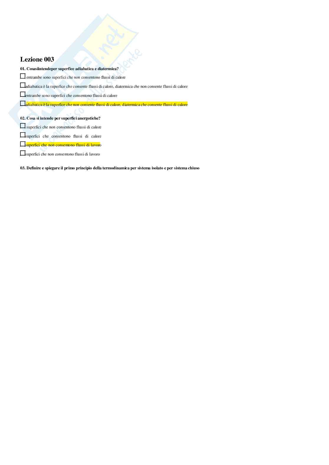 Fisica tecnica – esame – Paniere completo risposte chiuse (109) – A.A. 2025/26 Pag. 6