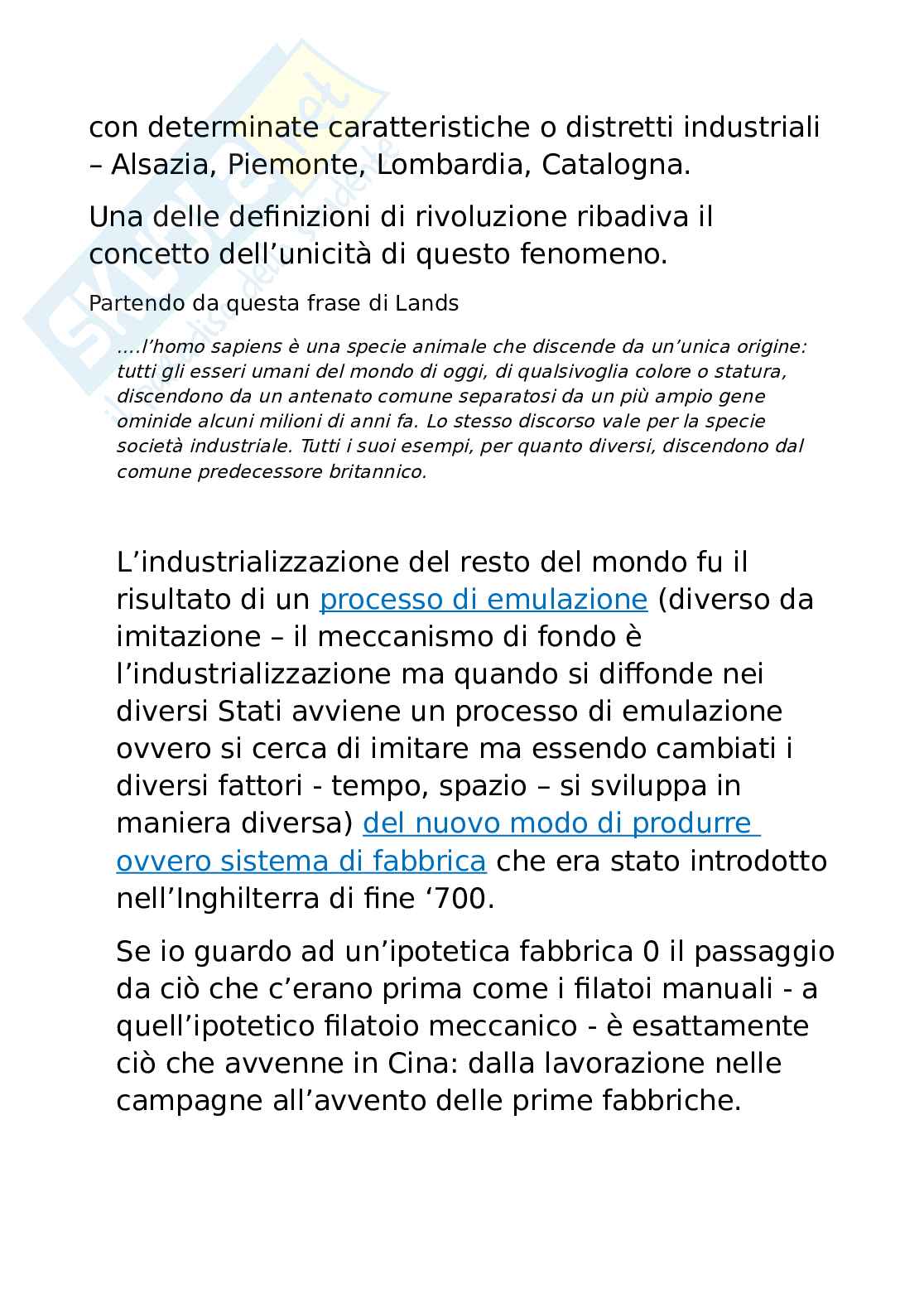 La dimensione storica in economia: i fatti Pag. 46