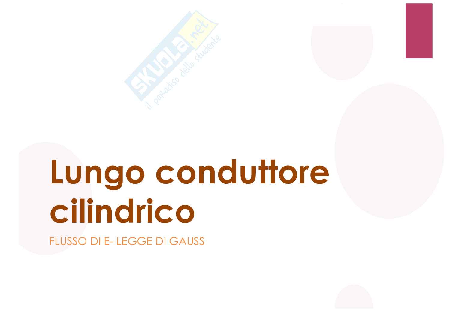 Lungo conduttore cilindrico Pag. 1