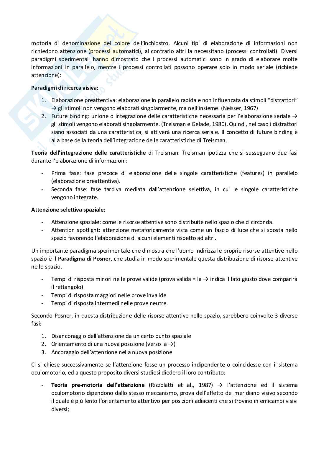 Appunti di Psicologia generale - Modulo A e Modulo B Pag. 51