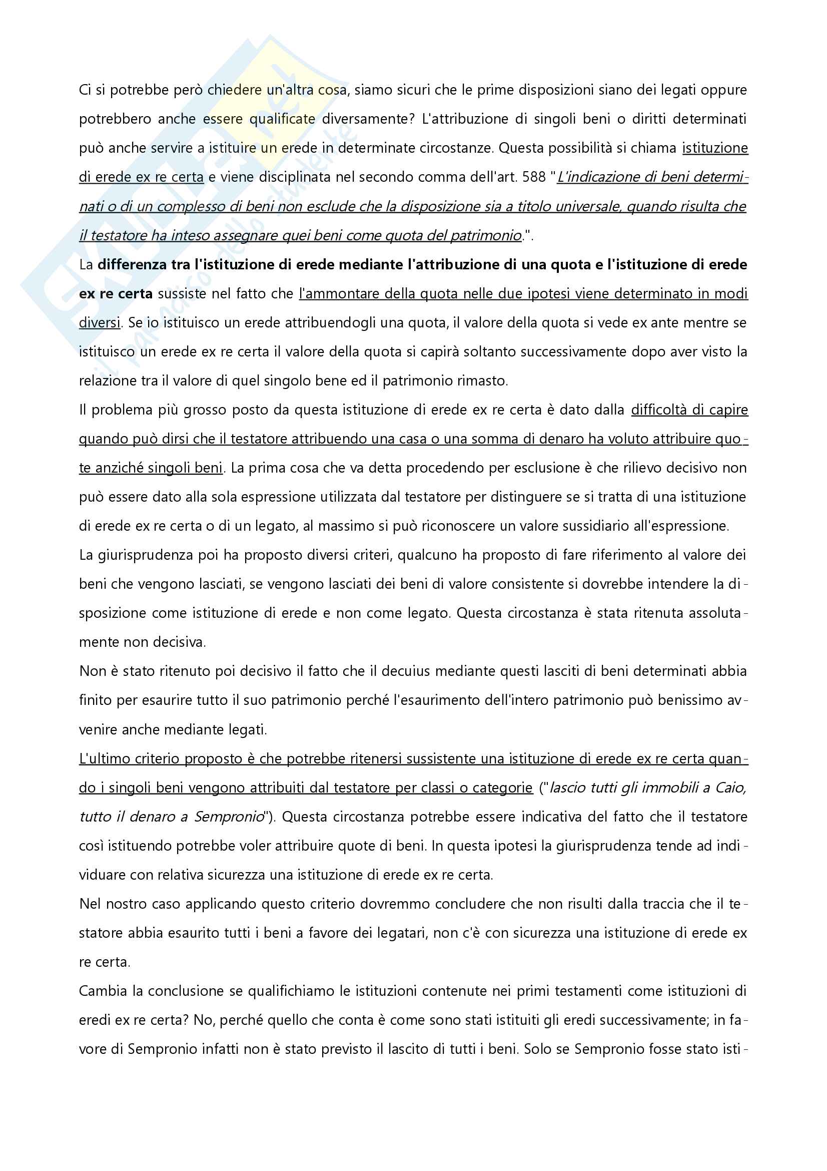 Diritto Civile, Casi 2015 Pag. 11