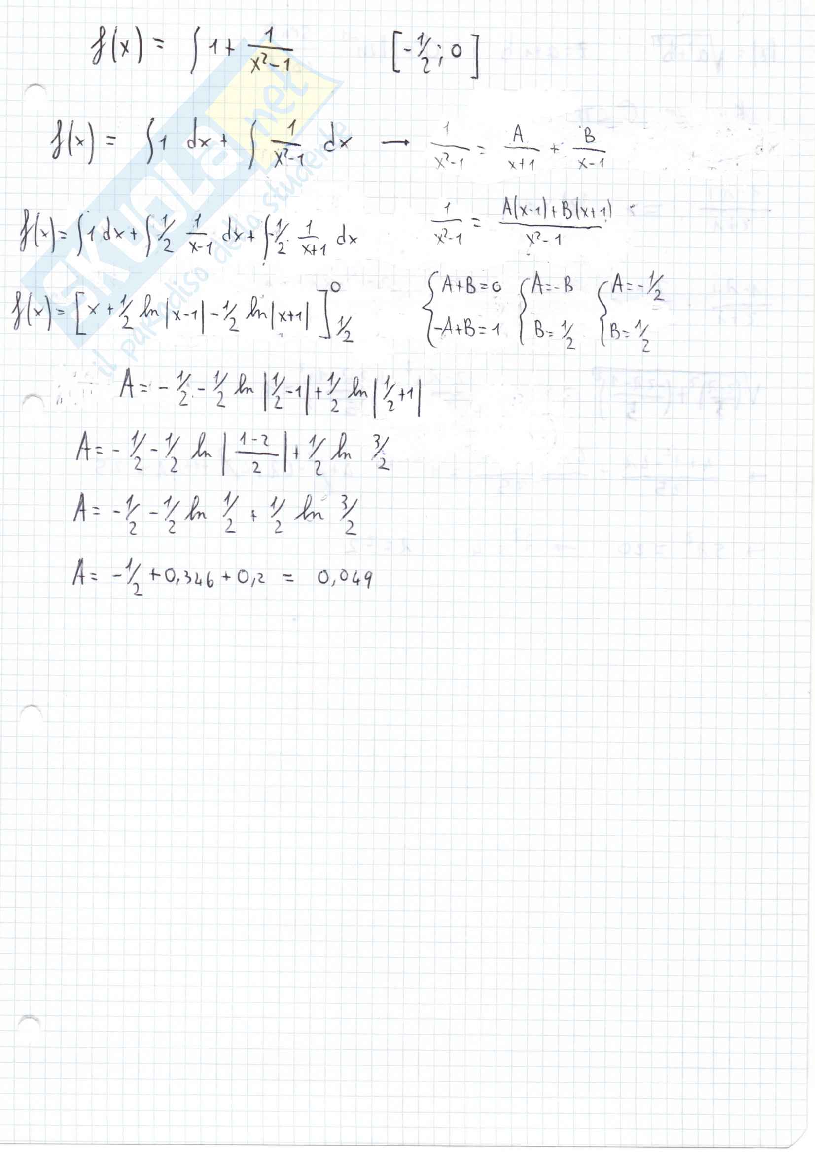 Testi Esame Svolti Analisi Matematica 1 Pag. 36