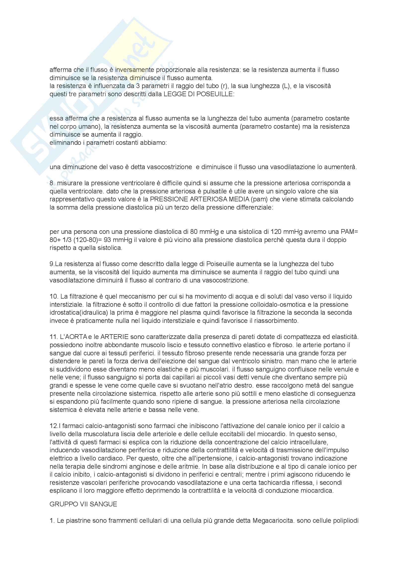 Fisiologia domande e risposte esame Pag. 16