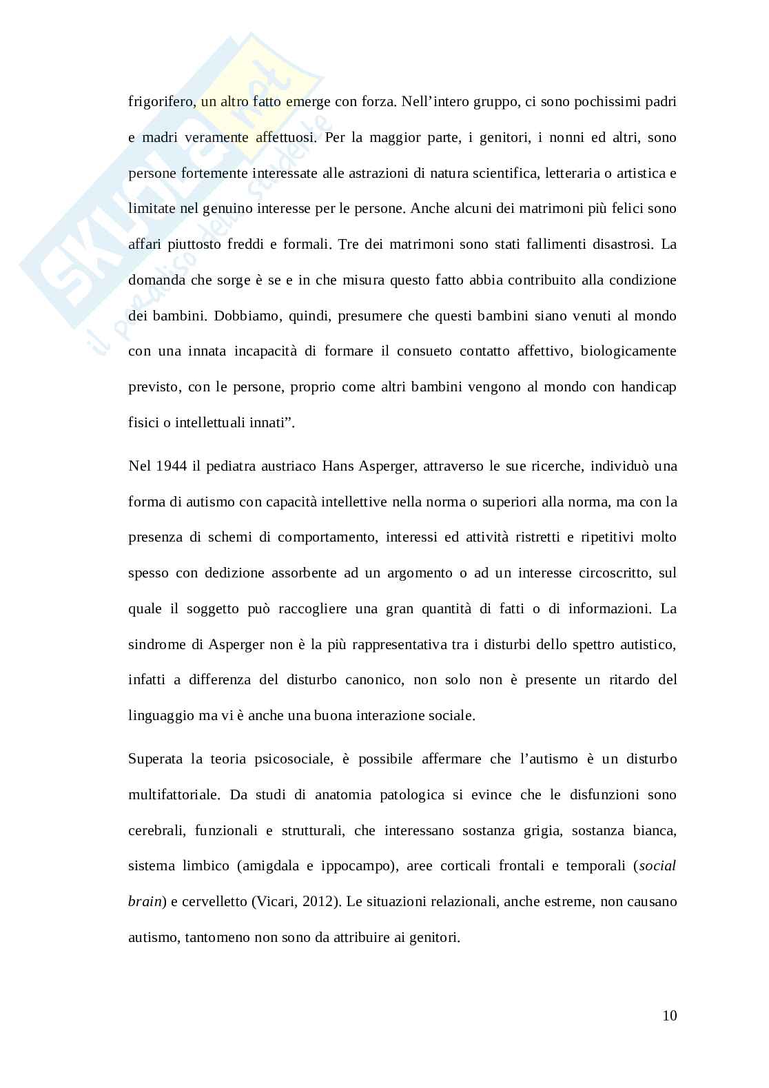 Autismo in età prescolare: caratteristiche e metodi per affrontare la quotidianità Pag. 11