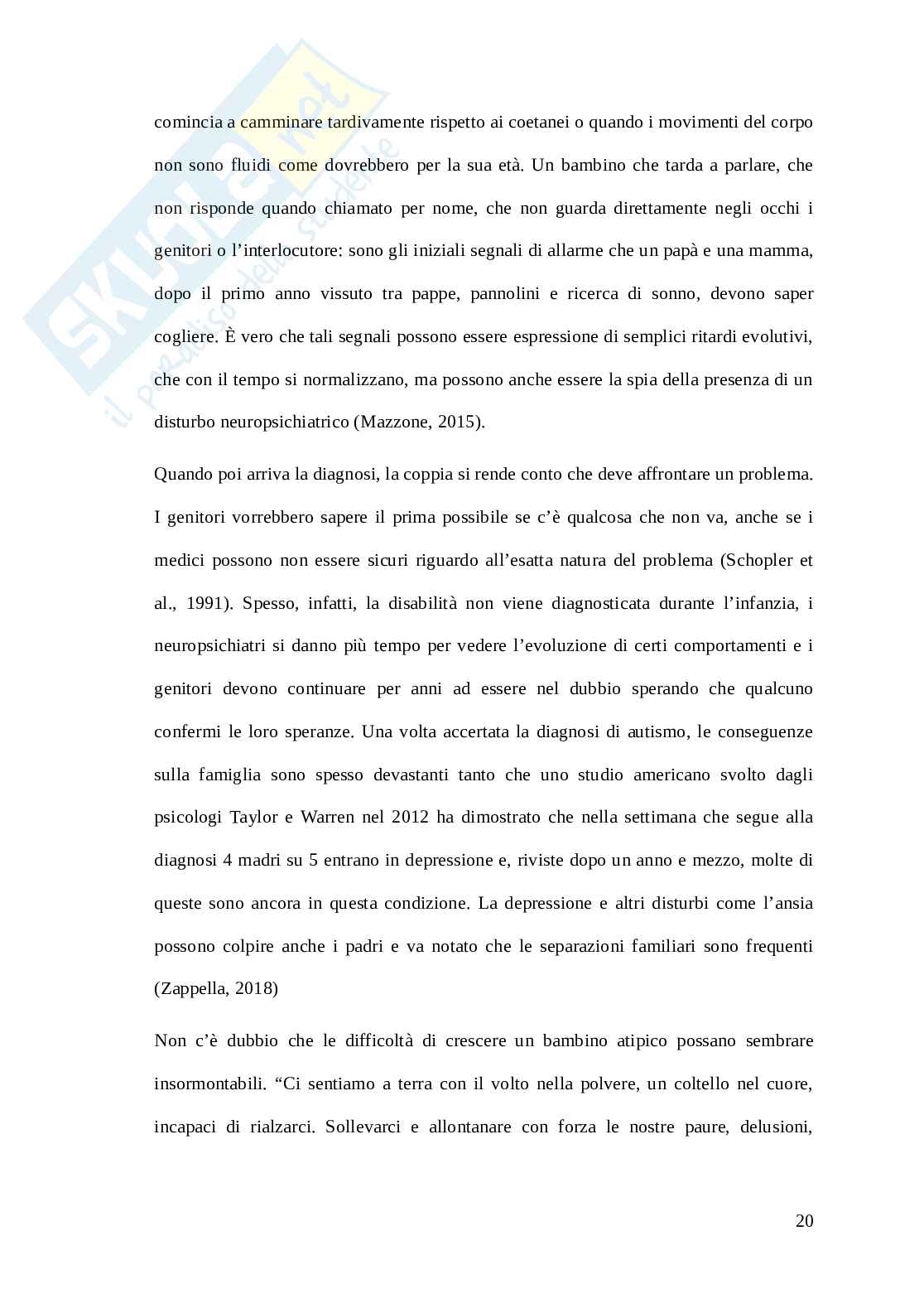 Autismo in età prescolare: caratteristiche e metodi per affrontare la quotidianità Pag. 21
