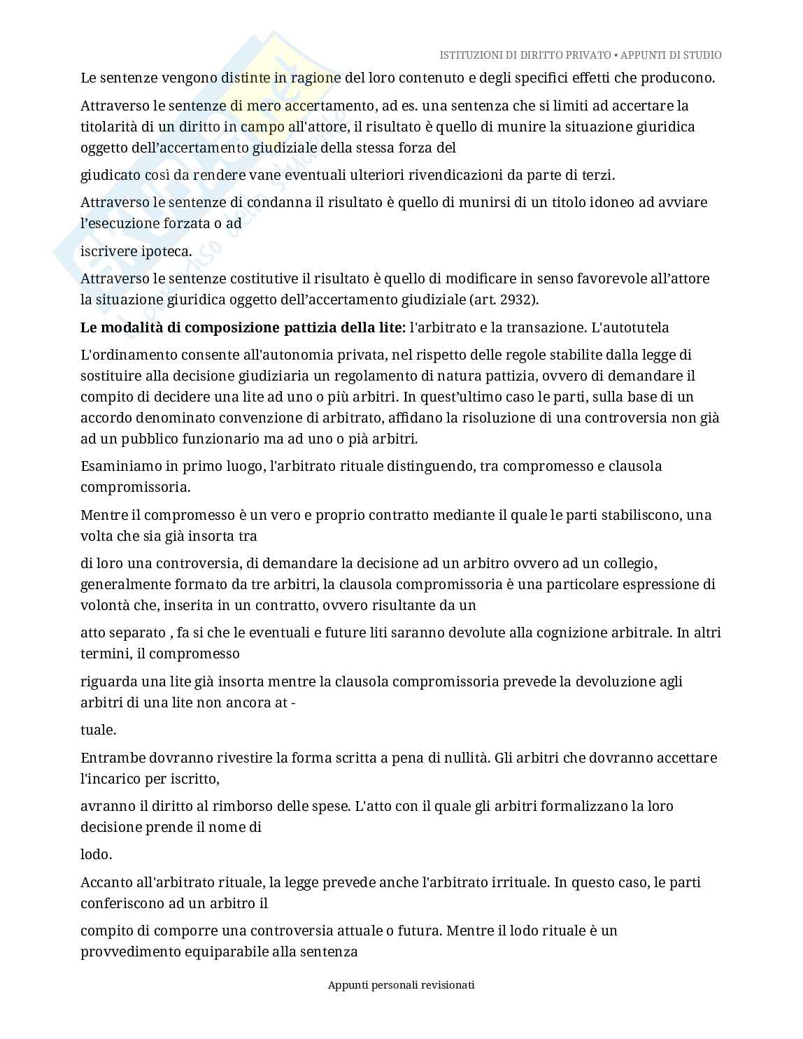 Appunti di istituzioni di diritto privato  Pag. 26