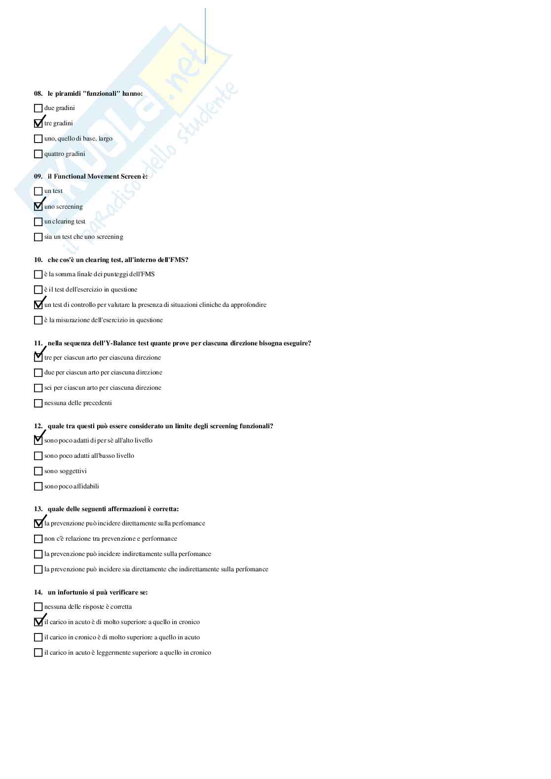 Paniere Attività motorie preventive e adattate Pag. 46