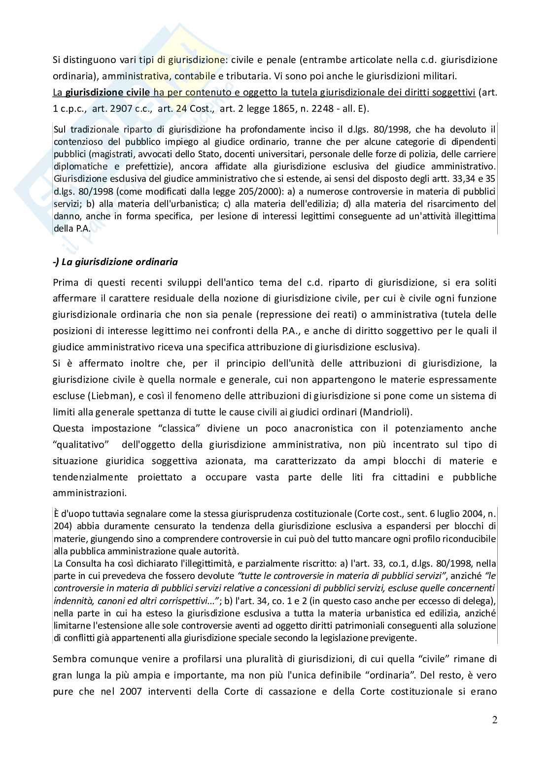 Riassunto esame Diritto processuale civile, Prof. Salvaneschi Laura Eugenia Maria, libro consigliato Spiegazioni di Diritto processuale civile - Volumi 1 e 2 (2023), Consolo Pag. 2