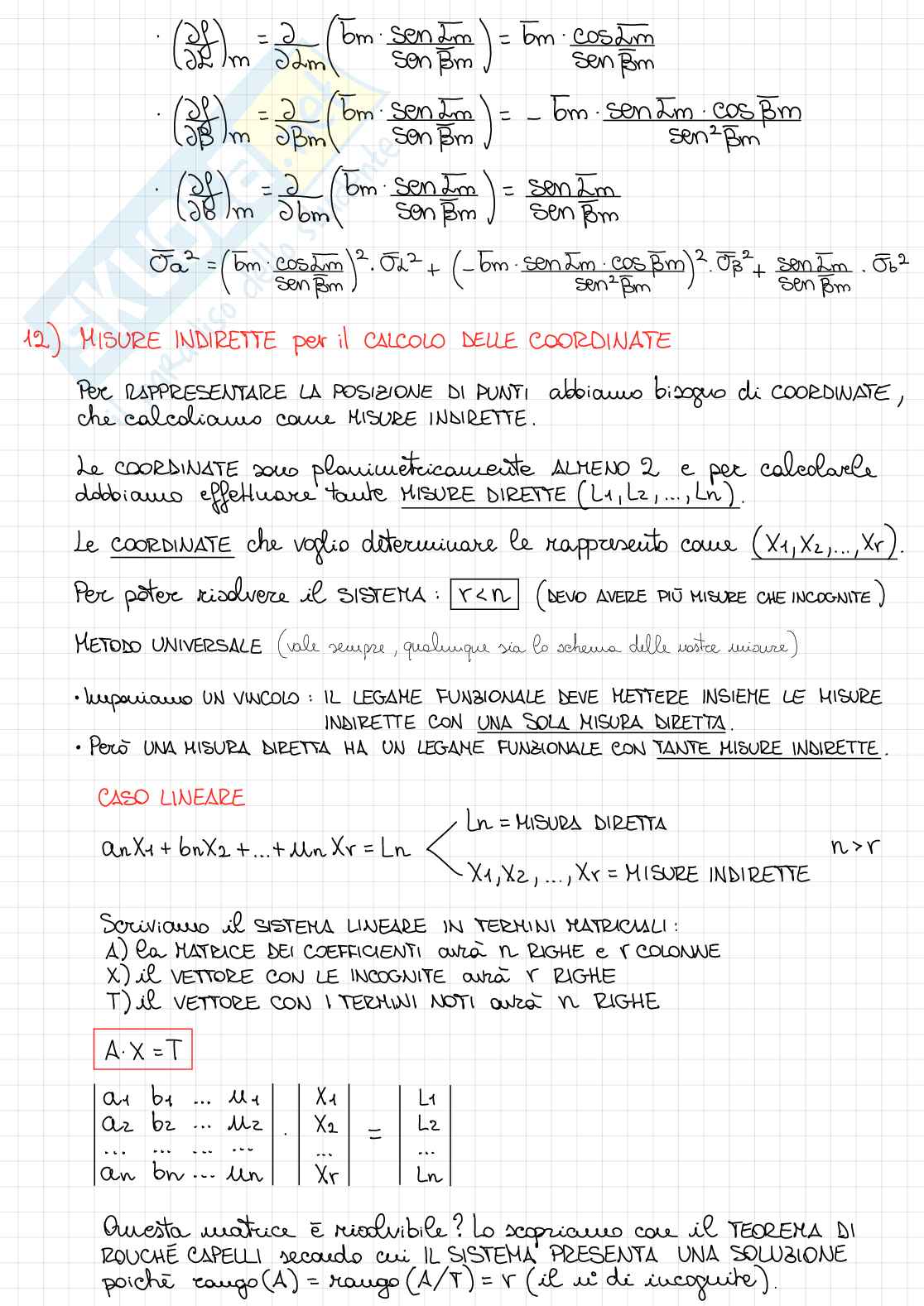 Appunti della parte di Statistica dell’esame di Topografia  Pag. 21